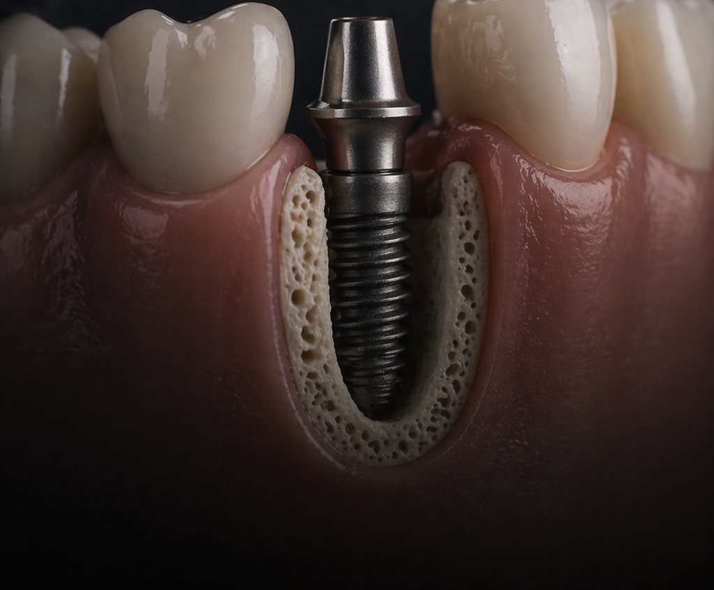 Implantes dentales en Sant Vicenç de Castellet - detalle